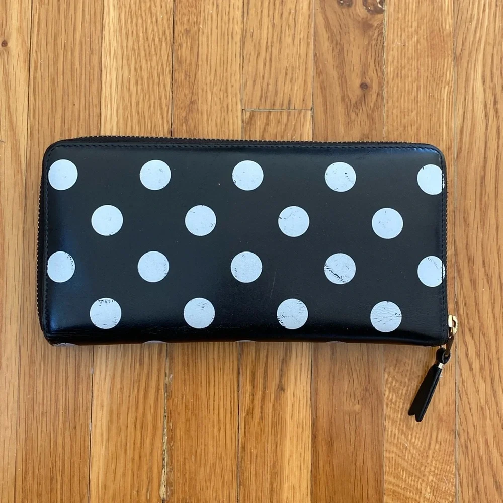 Comme des Garcons Polka Dots Printed Wallet - Picture 1 of 7